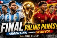Argentina dan Spanyol bersiap bertarung pada Final Piala Dunia 2026 di New York/New Jersey Stadium. Laga ini mempertemukan juara bertahan dengan tim paling konsisten sepanjang turnamen.