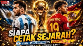 Argentina vs Spanyol Jadi Final Penentu Pergantian Generasi Sepak Bola Dunia