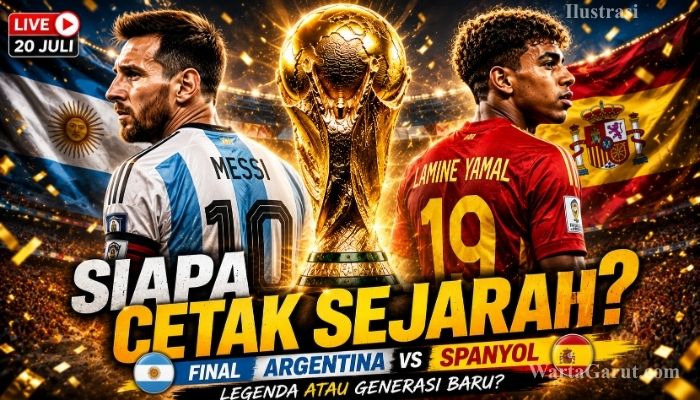 Argentina vs Spanyol Jadi Final Penentu Pergantian Generasi Sepak Bola Dunia
