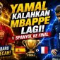 Lamine Yamal tampil impresif saat membantu Spanyol mengalahkan Prancis 2-0 pada semifinal Piala Dunia 2026 sekaligus kembali mengungguli Kylian Mbappe dalam duel bergengsi.