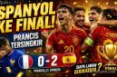 Mikel Oyarzabal merayakan gol pembuka saat membawa Spanyol mengalahkan Prancis 2-0 pada semifinal Piala Dunia 2026.