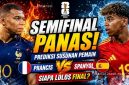 Prediksi susunan pemain Prancis vs Spanyol pada semifinal Piala Dunia 2026 menampilkan Kylian Mbappe dan Lamine Yamal sebagai pemain kunci.