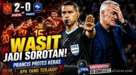 Wasit asal El Salvador, Ivan Barton, memimpin laga semifinal Piala Dunia 2026 antara Prancis dan Spanyol yang berakhir dengan kritik dari pelatih Prancis, Didier Deschamps