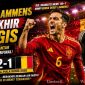 Debut Senne Lammens Berakhir Tragis, Mikel Merino Antar Spanyol ke Semifinal