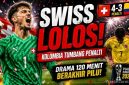 Kolombia vs Swiss: La Nati Menang Adu Penalti 4-3 dan Lolos ke Perempat Final