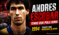 Andres Escobar: Tragedi Bek Kolombia yang Tewas Usai Gol Bunuh Diri di Piala Dunia 1994