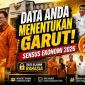 Bupati Garut Abdusy Syakur Amin menerima petugas Sensus Ekonomi 2026 di Ruang Pamengkang, Garut, Rabu (8/7/2026), sekaligus mengajak masyarakat mendukung pelaksanaan sensus dengan memberikan data yang akurat.
