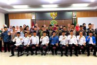 Pelantikan 14 Kepala KUA Kabupaten Garut berlangsung serentak se-Jawa Barat melalui Zoom Meeting di Aula Kemenag Garut, Senin, 24 Agustus 2026.