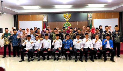 Pelantikan 14 Kepala KUA Garut oleh Kepala Kanwil Kemenag Jawa Barat secara daring