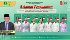 Tujuh siswa MAN 1 Garut dipercaya menjadi bagian dari Paskibraka tingkat Kecamatan Karangpawitan pada peringatan HUT ke-81 Kemerdekaan RI 2026.