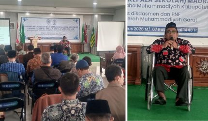 Pembinaan AIK Muhammadiyah Garut untuk kepala sekolah dan madrasah