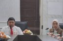Bupati Garut Abdusy Syakur Amin memimpin Rapat Forkopimda di Ruang Rapat Pamengkang, Kabupaten Garut, Selasa (11/8/2026).