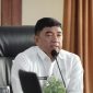 Bupati Garut Abdusy Syakur Amin saat mengikuti Rapat Koordinasi Penanganan Absensi Siswa dan Anak Tidak Sekolah (ATS) di Garut, Rabu (12/8/2026).