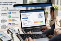 Pengecekan data desil DTSEN dilakukan melalui layanan resmi yang tersedia.