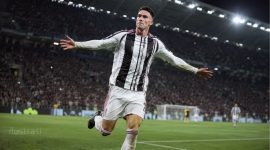 Ilustrasi perjalanan Dušan Vlahović bersama Juventus sebelum berstatus bebas transfer.