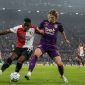 Ilustrasi duel Feyenoord dan Go Ahead Eagles dalam lanjutan Eredivisie di De Kuip.