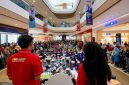 suasana lomba mewarnai anak di Atrium Citimall Garut dalam kegiatan Fun Coloring Fruitcity Indonesia.