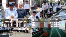 Kegiatan Gerakan Bersih-Bersih Masjid (GEBER MAS) tingkat Kabupaten Garut di Masjid Al-Madinah, Senin (10/8/2026).