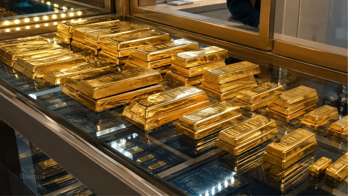 Kamis, 6 Agustus 2026. Harga emas batangan Antam naik Rp50.000 menjadi Rp2.679.000 per gram, sementara buyback meningkat Rp90.000.