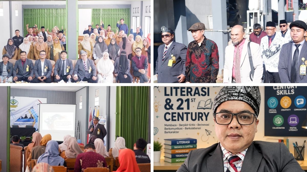 Workshop Literasi Abad ke-21 IPI Garut membahas tantangan guru, literasi, penulisan, dan penggunaan AI dalam pendidikan di Cisurupan, Senin (10/8/2026).