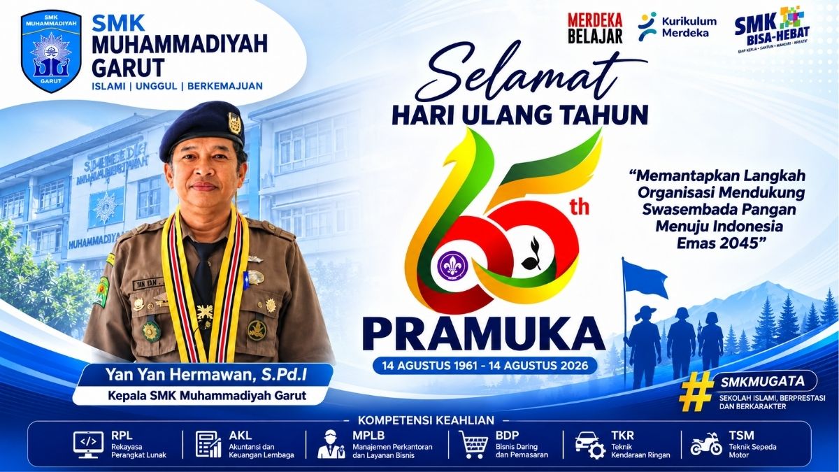 Ilustrasi kegiatan kepanduan dalam momentum Hari Pramuka ke-65 tahun 2026.