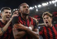  AC Milan bermain imbang 1-1 melawan Inter Milan pada Derby della Madonnina edisi pramusim di Optus Stadium, Perth. Rabu, 5 Agustus 2026. Christopher Nkunku menyamakan skor setelah Federico Dimarco membawa Inter unggul lebih dulu.(ilustrasi/wartagarut.com)