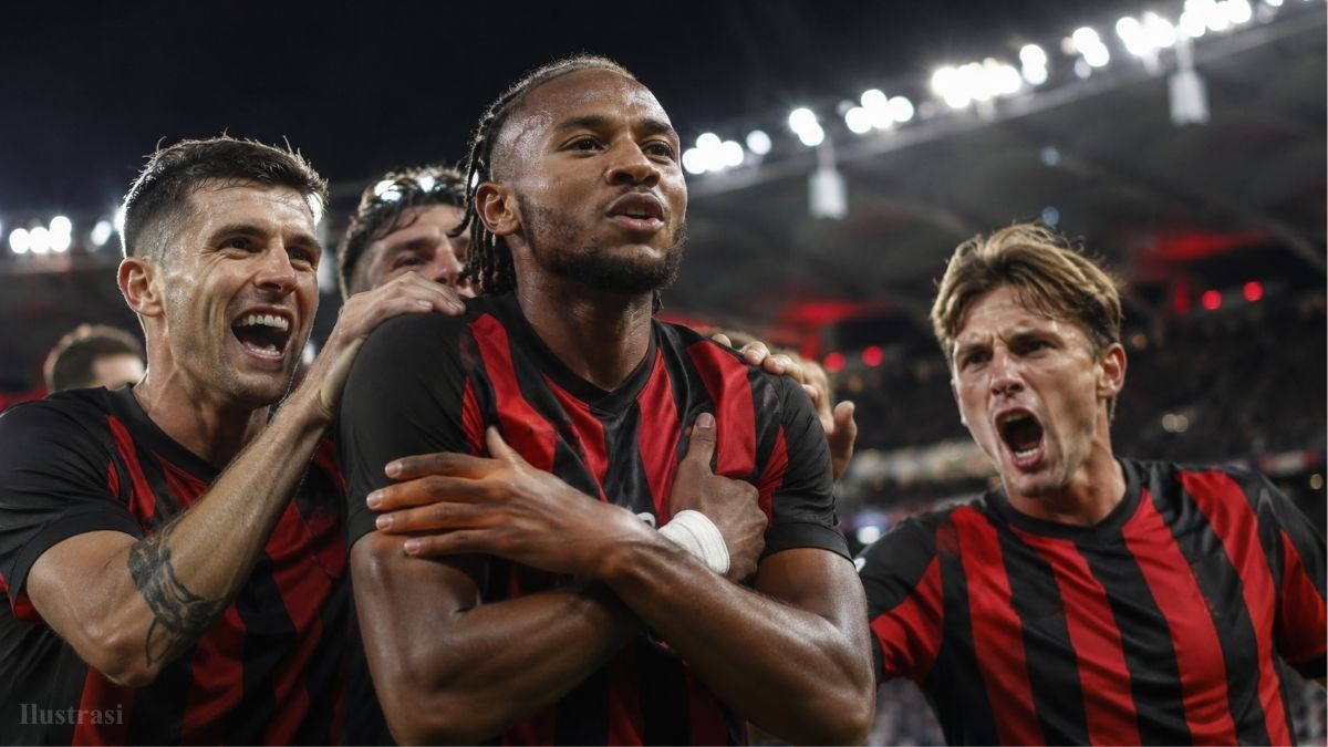 AC Milan bermain imbang 1-1 melawan Inter Milan pada Derby della Madonnina edisi pramusim di Optus Stadium, Perth. Rabu, 5 Agustus 2026. Christopher Nkunku menyamakan skor setelah Federico Dimarco membawa Inter unggul lebih dulu.(ilustrasi/wartagarut.com)