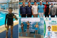 Hiro Aldebaran Kusuma menunjukkan konsistensi prestasi dengan meraih medali pada dua kejuaraan renang yang digelar di Sumedang dan Gelora Bung Karno.