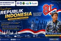 Kepala SMK Muhammadiyah Garut Yan Yan Hermawan, S.Pd.I menyampaikan pesan semangat belajar, berkarya dan berakhlak pada momentum HUT ke-81 RI.