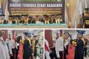 Rektor Institut Kesehatan Karsa Husada Garut Dr. Iwan Wahyudi saat kegiatan PKKMB Tahun Akademik 2026/2027 di Aula Kampus 2 IKKHG, Rabu (19/8/2026).