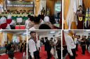 Ketua Dewan Pembina Yayasan Dharma Husada Insani Garut Dr. H. Hadiat, MA, menyampaikan arah pengembangan IKKHG dalam PKKMB Tahun Akademik 2026/2027, Rabu (19/8/2026).