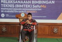Ketua PDM Garut Dr. Agus Rahmat Nugraha menyampaikan pandangan tentang hakikat jiwa merdeka dalam momentum HUT ke-81 Republik Indonesia.