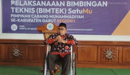 Ketua PDM Garut Agus Rahmat Nugraha membahas makna jiwa merdeka