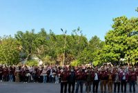 Universitas Garut melepas 1.342 mahasiswa peserta KKN Tematik 2026 di Kampus UNIGA, Tarogong Kaler, Selasa, 4 Agustus 2026.