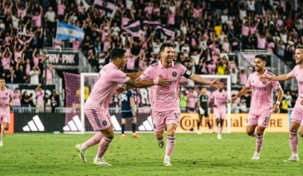 Ilustrasi Lionel Messi dalam kemenangan Inter Miami atas Montréal