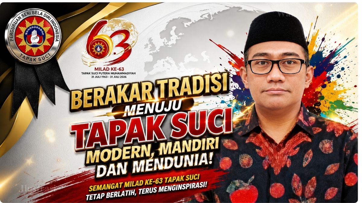 Ketua PDM Garut, Dr. Agus Rahmat Nugraha, mengucapkan selamat Milad ke-63 Tapak Suci Putera Muhammadiyah serta berharap organisasi terus melahirkan kader berkarakter, berprestasi, dan mendunia.