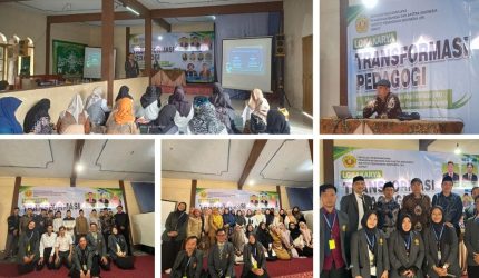 Pascasarjana PBSI IPI Garut menggelar lokakarya AI untuk guru di Sukaratu Tasikmalaya