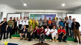 Ketua PDM Garut Dr. Agus Rahmat Nugraha menerima kunjungan kerja Kapolres Garut AKBP Niko N. Adi Putra di Gedung Dakwah Muhammadiyah Garut, Senin (10/8/2026).