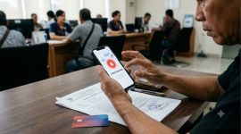Ilustrasi mengenai pemblokiran rekening dan penundaan transaksi perbankan dalam kasus rekening donasi Pati.