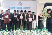 KH Dadang Priatna menerima amanah sebagai Ketua Yayasan Pesantren Cipari periode 2026-2031, Ahad, 30 Agustus 2026.