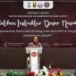 Kepala Kesbangpol Kabupaten Garut, Drs. H. Nurrodhin, M.Si., memberikan sambutan dalam kegiatan Pelatihan Instruktur Dasar Nasional (PIDNAS) IMM Garut di IMDA Garut, Jumat, 7 Agustus 2026.