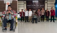 Ketua Pimpinan Daerah Muhammadiyah (PDM) Garut, Dr. Agus Rahmat Nugraha, M.Ag., M.Pd., menyampaikan materi dan arahan dalam Pelatihan Instruktur Dasar Nasional (PIDNAS) IMM Garut di IMDA Garut, Jumat, 7 Agustus 2026.