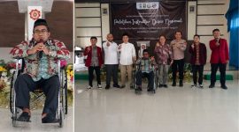 Ketua Pimpinan Daerah Muhammadiyah (PDM) Garut, Dr. Agus Rahmat Nugraha, M.Ag., M.Pd., menyampaikan materi dan arahan dalam Pelatihan Instruktur Dasar Nasional (PIDNAS) IMM Garut di IMDA Garut, Jumat, 7 Agustus 2026.