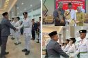 Muhamad Raihan Alpa Salam, santri MA Unggulan Al Mashduqi, dikukuhkan sebagai anggota Paskibraka Kabupaten Garut 2026.