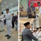 Muhamad Raihan Alpa Salam, santri MA Unggulan Al Mashduqi, dikukuhkan sebagai anggota Paskibraka Kabupaten Garut 2026.