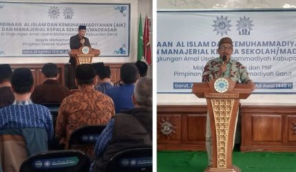 Pembinaan AIK dan manajerial kepala sekolah Muhammadiyah Garut