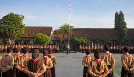 Susunan upacara Hari Pramuka ke-65 tahun 2026