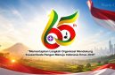 Logo Hari Pramuka ke-65 tahun 2026 dengan tema “Memantapkan Langkah Organisasi Mendukung Swasembada Pangan Menuju Indonesia Emas 2045”.