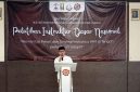 Wakil Ketua DPRD Kabupaten Garut Ayi Suryana menyampaikan pandangan tentang peran pemuda dalam kegiatan PIDNAS IMM Garut di IMDA Garut, Jumat, 7 Agustus 2026.