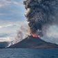 Aktivitas Gunung Anak Krakatau masih berada pada Level III Siaga setelah episode erupsi menerus sekitar 25 jam berakhir (Ilustrasi).